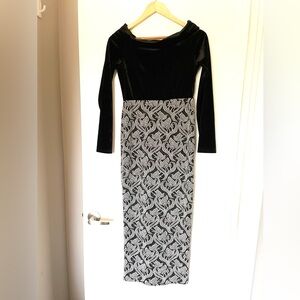 Gorgeous Velour Top Dress